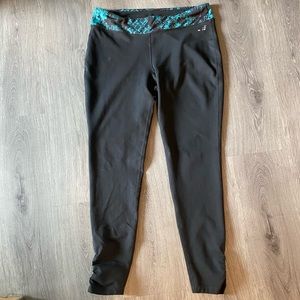 *3-For-$15: Yoga Pants with blue waist band
